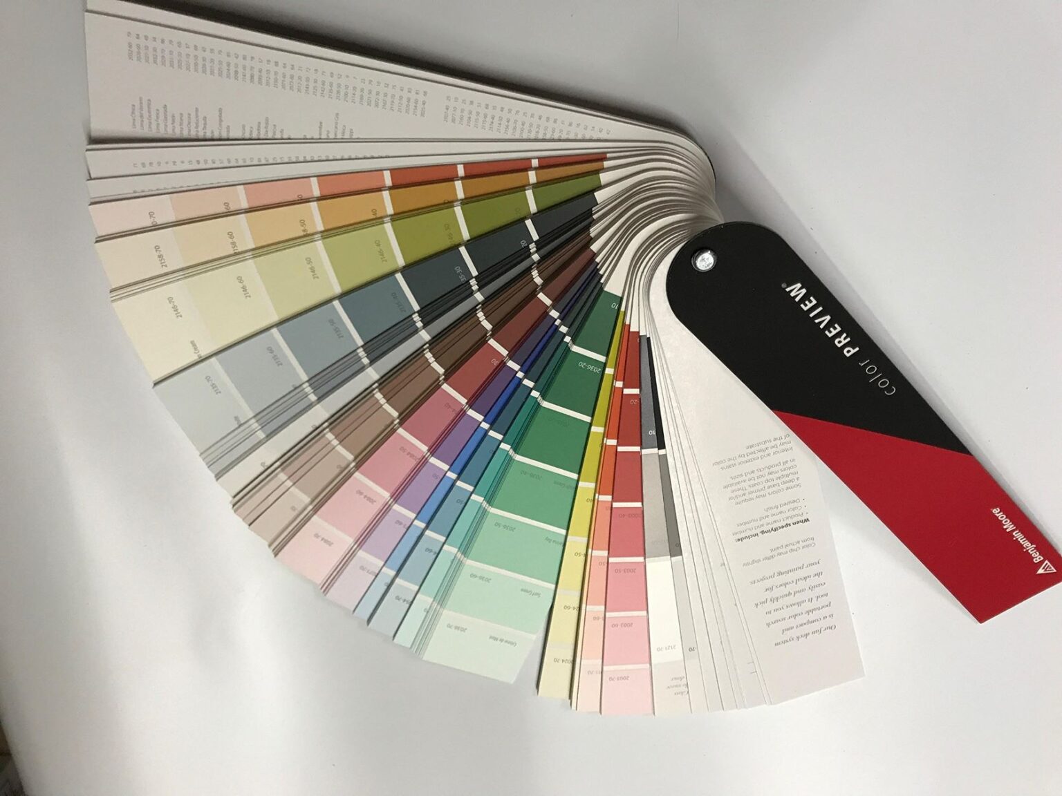 Benjamin Moore Color Fan Deck Wayland Free Public Library