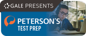Click to access Peterson's Test Prep.
