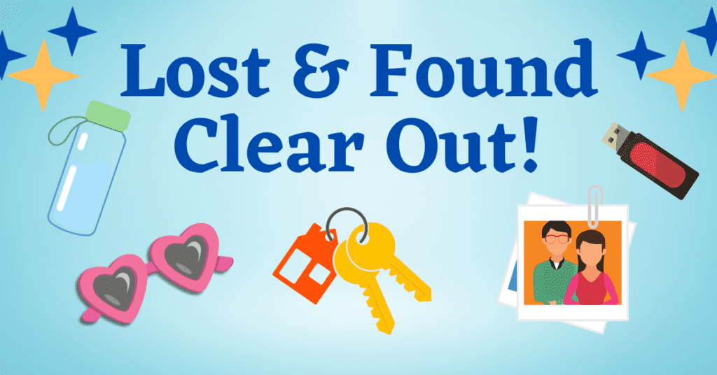Lost & Found Clear Out